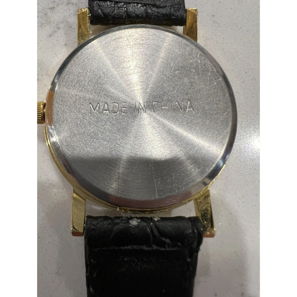 Bill Clinton Political Character Wrist Watch Novelty Leather Band Untested